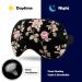 LynaRei Pink Flower Sleep Mask - Adjustable Super-Smooth Eye Cover for Travel and Nap - Buy Online on GoSupps.com