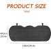 ZATOOTO Rear Car Seat Cover - Waterproof PU Leather Seat Mat for Back Seat Protection - Anti-Slip & Comfortable - Black - Buy Online on GoSupps.com