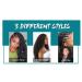 Buy Passion Twist Hair 18-Inch - 7 Packs Water Wave Crochet Extensions for Bohemian Styles | YDDM 30# - Buy Online on GoSupps.com