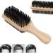 Double Sided Beard Brush Men's Beard Brush Beard Comb Beard Grooming Kit Beard Care Tools with Wooden Handle for Birthday Gifts for Mustache Cleaning - Buy Online on GoSupps.com