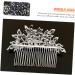 PLAFOPE Dark Blue Hair Comb Bride Hair Comb Wedding Hair Accessories for Brides Bride Headpieces for Wedding Bridal Headdress Headdresses for Women Floral Hair Comb Wedding Hair Comb - Buy Online on GoSupps.com