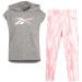 Reebok Girls Active Set - Fleece Hoodie Sweatshirt and Legging Set (Little Girl/Big Girl) Classic Medium Grey 10