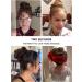 BUYOGET Messy Bun Hair Pieces For Women Hair Bun Extension Updo Curly Messy Bun Donut Hair Chignons Scrunchie Dark Brown - Buy Online on GoSupps.com