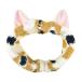 DRESHOW Spa Facial Cat Ear Headbands Set - 4 Pack | Cute Terry Cloth Hairband for Women - Perfect for Wash Face, Makeup, and Masks - Buy Online on GoSupps.com