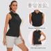 MEETWEE Women's Quick Dry Golf Polo Shirt - Sleeveless/Short Sleeve Collared Tee - Buy Online on GoSupps.com