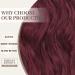 PORSMEER Burgundy Invisible Hair Extensions with Transparent Wire Adjustable Size 4 Secure Clips 20 inch Long Wavy Secret One Piece Hair Pieces for Women dark red Wine red - Buy Online on GoSupps.com