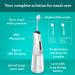 GuruNanda Nasal Saline Irrigator - Portable Cordless 300ml | 3 Modes for Sinus Relief | Rechargeable with 2 Tips - Buy Online on GoSupps.com