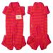 Shirts for dogs dog lens suit with striped and 4 legs soft and breathable dog tshirt dog clothes for small medium large dogs large dogs from Kickred (boys -red XL) XL red +orange - boys