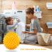 4 Pcs/Set Dryer Tumble Balls MaikcQ Dryer Balls Reusable Washing Balls Drying Fabric Softener Ball for Home Clothes Cleaning Tools Yellow - Buy Online on GoSupps.com