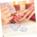 Beaupretty 1Pc nail art crystal cup Nail Crystal Container acrylic nail dish bowl nail crystal bowl nail art glassware clear dappen dishes manicure care tools dip powder nail kit large lotus - Buy Online on GoSupps.com