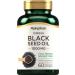 Piping Rock Black Seed Oil Softgel Capsules | 1000mg | 60 Pills | Cold Pressed Solvent Free | Non GMO Gluten Free Supplement