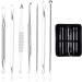 Blackhead Remover Kit Professional Stainless Pimple Comedone Extractor treatment for Blemish Whitehead Popping Tweezers Kit (Tools Kit 7 Pcs) - Buy Online on GoSupps.com