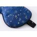100% Silk Sleep Mask with Adjustable Strap - Golden Starrysky Blue - Buy Online on GoSupps.com