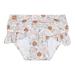 Little Dutch CL33403901 Swim shorts with flounces/ruffles with UV protection (UPF 50+) - Vintage Little Flowers (size 98/104)