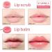 Clementine ZAHRA Lip Care Set - Moisturizing Balm & Exfoliating Scrub for Soft Nourished Lips | International Shipping Available - Buy Online on GoSupps.com