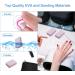Mini Nail Buffer Blocks (50 Pack) for Acrylic and Natural Nails - 100/180 Grit Bulk Buffing Blocks for Professional Manicure - White - Buy Online on GoSupps.com