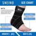 SNEINO Ankle Brace for Women & Men - Adjustable Breathable Ankle Support for Sprained Ankle | Stabilizer for Injury Recovery - Ideal for Basketball & Running | Small Black - Buy Online on GoSupps.com