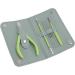 Nail Clipper Set Portable Nail Scissors Grooming Kit Stainless Steel Multifunctional Manicure Tool Set for Home Shop Travel (Green) - Buy Online on GoSupps.com