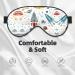 Cartoon Rockets Print Unisex Sleep Mask | Double-Sided Eye Mask for Sound Sleep & Skin Care - International Shipping - Buy Online on GoSupps.com