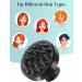 Heeta Scalp Massage Brush for Wet & Dry Hair - Soft Silicone Shampoo Brush for Gentle Head Massage - Black 04 - Buy Online on GoSupps.com