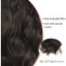 Invisible Wire Hair Extensions - Natural Wavy Synthetic Hair, Adjustable Size, 2 Secure Clips - 20inch Dark Brown - Buy Online on GoSupps.com