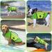 Emust Dog Vest - Lightweight Life Jacket for Small Dogs | Stylish XS Green with Rescue Handle & Reflective Stripes for Swimming Boating & Kayaking - Buy Online on GoSupps.com