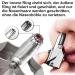 Manual Stainless Steel Nasal Hair Trimmer with Cleaning Brush | Portable Nose & Ear Hair Cutter for Home & Travel - Buy Online on GoSupps.com