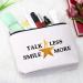 Buy Hamilton Music Cosmetic Bag - 'My Thoughts Have Been Replaced by Hamilton Lyrics' - Talk Less Smile More - International Shipping Available - Buy Online on GoSupps.com