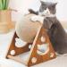 AGYM Cat Scratcher Toy, Natural Sisal Cat Scratching Ball, Anti Depression Cat Ball Toy Scratcher for Indoor Cats and Kittens, Keep Cats Fit and Protect Furniture Classic