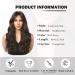 HAIRCUBE Long Brown Wavy Wig for Women | Synthetic Hair Wig with Bangs | Everyday Style & Comfort - Buy Online on GoSupps.com