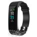 Lebexy fitness bracelet waterproof IP68 |Fitness Tracker watch |Smartwatch pedometer activity tracker |Calorie counter Sport watch built in GPS S2 version black