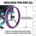 Wheelchair Wheel Covers Wheelchair Push Rim Covers Wheelchair Push Rim Covers Non-Slip Wear-Resistant Hand Push Cover Improve Grip and Traction(Purple 24 inches) 24 inches Purple - Buy Online on GoSupps.com