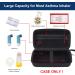 MGZNMTY Travel Case for Asthma Inhalers & Spacers - Durable Holder with Alert Tag Medical Card & Shoulder Strap - Black | Compatible for Adults & Children - Buy Online on GoSupps.com
