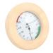 Kuuleeyn 2-in-1 Sauna Hygrothermographer - Wooden Wall-Mounted Thermometer & Hygrometer for Real-Time Monitoring - Buy Online on GoSupps.com