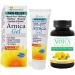 Buy ELP ESSENTIAL Arnica Montana Capsules 500mg - 100 Capsules + Arnica Gel 4.1oz - Fast International Shipping - Buy Online on GoSupps.com