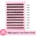 120Pcs DIY Natural Look Wispy Cluster Lash Extensions - 8-16MM D Curl Individual Lashes for Home Use - Reusable Individuals (Pretty) - Buy Online on GoSupps.com
