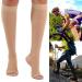 XXL Skin Color Toeless Compression Socks 23-32 mmHg | Medical Open Toe Stockings for Varicose Veins - Buy Online on GoSupps.com