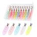 20 pieces hair clip boxed seamless hairpin in 5 colors hair pin curl clips no bending hair clips for hair styling make up