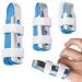 3pcs finger splint finger brace finger splints for broken finger support trigger finger splint for middle finger / ring finger little broken finger splint middle mallet finger splint straightener 3PCS ALUMINIUM