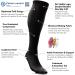 aZengear Compression Socks 20-30mmHg - Anti DVT, Flight Travel Stockings, Swollen Legs Relief - XXL Black - Buy Online on GoSupps.com