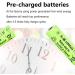 1.2V AA NIMH 900mAh Rechargeable Batteries - 12 Pack for Outdoor Solar Lights & LED String Lights - Buy Online on GoSupps.com