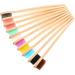 GLEAVI Wooden Toothbrush With Softer Bristles Oral Cleaning Tool Toothbrush Set For Adults For Travel 10pcs