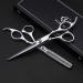 Professional Hairdressing Scissors 6.0 Inch Set Hairdresser Scissor Barber Hair Cutting Salon Shears Black Tooth Cut 6 inch(Color:Blue Size:6 inch set) 6 inch set Blue