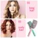 EKONAER 3 Pack Vented Boar Bristle Hair Brush Set - Quick Drying Detangler Brushes for Women - Curved Design for Long, Thick, Thin, Curly Hair (Green) - 3 pcs - Buy Online on GoSupps.com