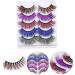 20 Pairs Colored False Eyelashes Party Diy Fake Lashes Cosplay Fake Eyelashes Party False Eyelashes Stage Makeup Supply 3d Eyelashes Cosmetics Artificial Imitation Girl - Buy Online on GoSupps.com