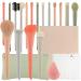 Docolor Makeup Brushes Set 17Pcs Morandi Makeup Brushes with Makeup Bag and Makeup Sponge and Brush Protector Professional Face Powder Kabuki Foundation Blush Eye Shadow Concealers Kit Premium Gift Box 17 PCS