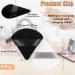 4-Piece Soft Triangle Powder Puffs for Loose & Setting Powder - Washable Velour Cosmetic Sponges - Black+White - Buy Online on GoSupps.com