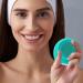Paodduk Silicone Face Scrubber - Electric Face Exfoliator Scrubber Gentle Facial Brush - Skin Rejuvenating Face Exfoliator Scrubber Silicone Face Brush Cleanser for Family Green - Buy Online on GoSupps.com