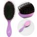 Simply Hair Ultimate Extension Brush & Detangler - Anti-Static Dual Bristle Design - Pink & Purple Ombre - Ideal for All Hair Types & Extensions - Buy Online on GoSupps.com