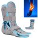 Adjustable Walking Boot for Sprained Ankle - 360 Protection & Breathable Support Brace for Left Foot - Buy Online on GoSupps.com
